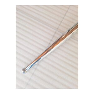 1 Adet-45cm Metal Konik Ayak-sehpa Ayağı-gümüş Renk Kaplama