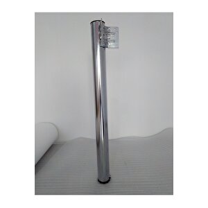 4 Adet-metal Boru Ayak 72.5 Cm, Mutfak Masası Ayağı Nikel-krom Ayak