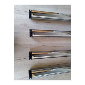 4 Adet- Metal Boru Ayak- Masa Ayağı-72,5cm-ayarlanabilir