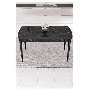 4 Adet-metal Konik Masa Ayağı-siyah Renk( Üst Çap:5,1 Cm)