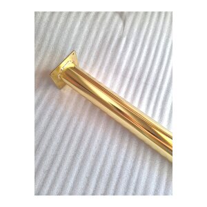 4 Adet-metal Konik Ayak-masa Ayağı-gold Renk-73.5cm-(di̇k Ayak)(boru Çapi 5.1cm)