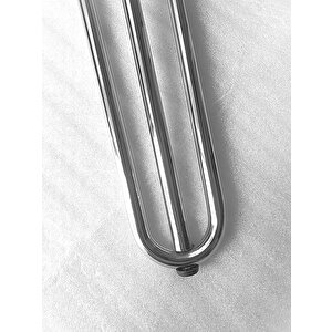 1 Adet-38.5cm Metal Firkete Ayak, Nikel Krom Kaplamalı