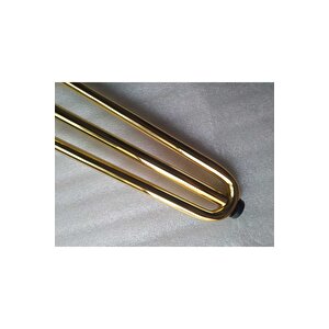 1 Adet-38,5cm Metal Firkete Ayak, Gold Renk Kaplama,masa Ayağı