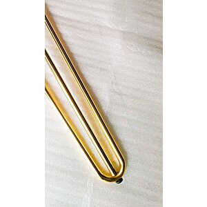 1 Adet-38,5cm Metal Firkete Ayak, Gold Renk Kaplama,masa Ayağı