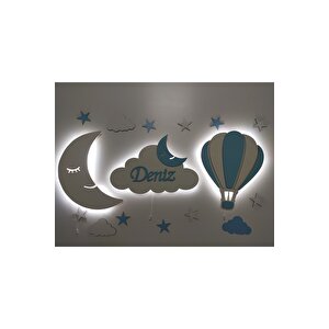 Dekoratif Aydınlatma Aydede Bulut Balon Dekoratif Gece Lambası Hediyelik