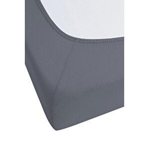 90 X 200 Cm Düz Pamuklu Tek Kişilik Lastikli Fitted Penye Çarşaf