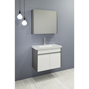Aden 65 Cm Banyo Dolabı - Boy Dolap Hariç