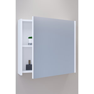 Levante 65 Cm Siyah Lavabolu Banyo Dolabı Bgn Aynalı - Boy Dolap Dahil