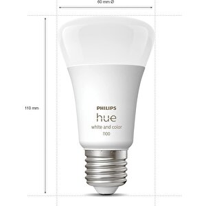 Huewca 9-75w Renkli Akıllı Başlangıç Seti 2'li Kumandalı E27 Bluetooth Özellikli