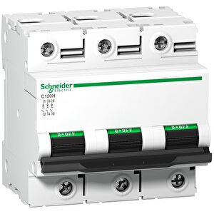 Schneider Electric A9n18468 Acti9 C120n 3p 80a, 15ka 415v C Eğrisi Minyatür Devre Kesici