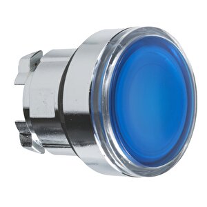 Schneider Electric Zb4bw363 Entegre Led İçin Mavi Sıva Altı Işıklı Basmalı Düğme Başlığı Ø22 Yaylı Dönüş