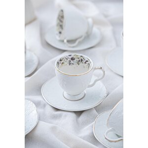 Leonas 6 Kişilik Kahve Fincanı Takımı - 90 Ml