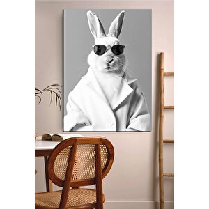 Tavşan Portresi Canvas Tablo 35x50 cm
