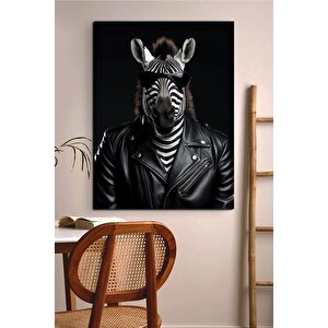 Zebra Portresi Canvas Tablo 35x50 cm