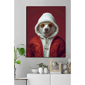 Köpek Portresi Canvas Tablo