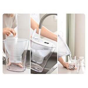 Brita Marella Xl 2x Maxtra Pro All-in-1 Filtreli Su Arıtma Sürahisi - Beyaz