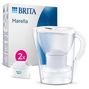 Brita Marella Cool 2x Maxtra Pro All-in-1 Filtreli Su Arıtma Sürahisi - Beyaz
