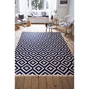 Subaşı Çift Taraflı Kilim Siyah Beyaz 60x120 cm