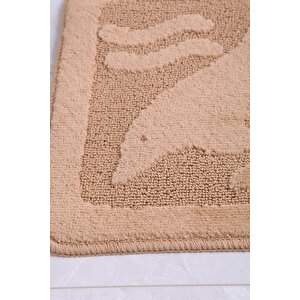 Freedom 40x50 Bej Banyo Halısı