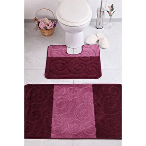 Şile 50x80 40x50 Cm Patlıcan Banyo Halısı
