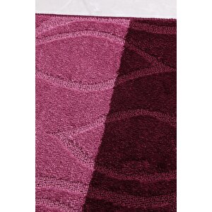 Erdek 60x100 Patlıcan Banyo Halısı