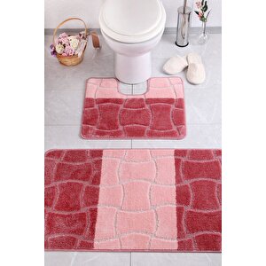 Sarıyer 50x60 Cm Gül Kurusu Banyo Halısı