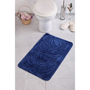 Flora 60x100 Koyu Mavi Banyo Halısı