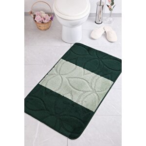 Erdek 50x80 Nefti Yeşili Banyo Halısı