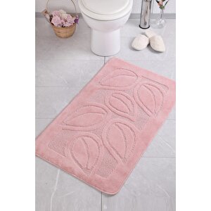Flora 60x100 Pembe Banyo Halısı
