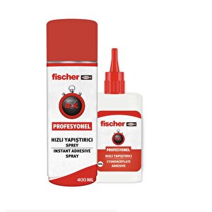 Fischer Mdf Kit Hızlı Yapıştırıcı 400ml+100gr 25'li Paket