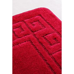 Ethnic 50x80 Bordo Banyo Halısı