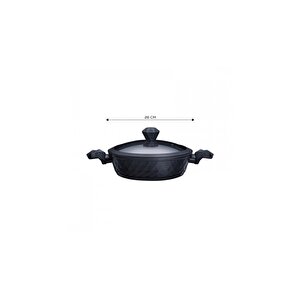 Biodiamond Antibakteriyel İndüksiyon Tabanlı Kulp Karnıyarık Tenceresi 26 Cm 2,6 Lt