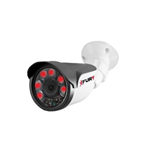 Fury 5mp 3.6mm Lensli 1080p 2mp Görüntü 6 Atom Led Gece Görüşlü Full Hd Güvenlik Kamerası