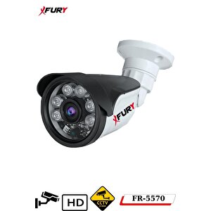 Fury 6 Kameralı Gece Görüşlü 1080p 2mp Görüntü Full Hd Atom Led Güvenlik Kamerası Seti 5570 320gb