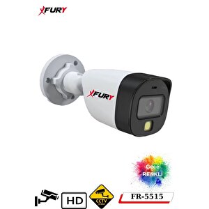 Fury 2 Kameralı 5mp Lens 2 Mp Görüntü Gece Renkli Full Hd Ultra Led Akıllı Güvenlik Kamerası Seti 500 Gb
