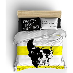Çift Kişilik Nevresim Takımı - Skull