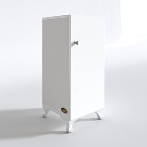 Kenzlife Kilitli Dolap Rana39 Beyaz 68x39x39 Banyo Dolabı Hazır Mutfak Ofis Kiler Kitaplık Evrak Ayaklı