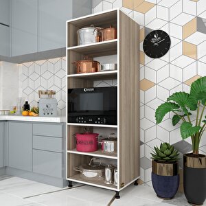 Fırın Dolabı Müzeyyen Crd 180*65*50 Mutfak Xlarge Ayaklı Banyo Kiler Ofis Cordoba