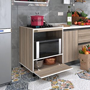 Ocak Dolabı Şehrazat Crd 85*70*60 Xlarge Kapaklı Hazır Mutfak Ankastre Gömme Ocak Için Cordoba
