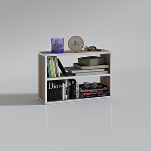 Kitaplık Nihan 040*060*20 Crd Duvar Rafı Beyaz