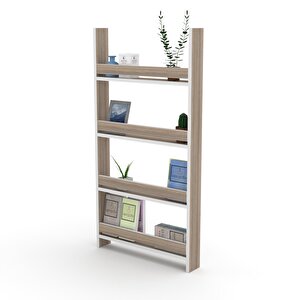 Kitaplık Fernur 120*060*10 Crd Duvar Rafı Beyaz