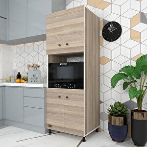 Fırın Dolabı Cahide Crd 180*65*50 Mutfak Xlarge Ayaklı Banyo Kiler Ofis Cordoba