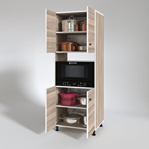 Fırın Dolabı Cahide Crd 180*65*50 Mutfak Xlarge Ayaklı Banyo Kiler Ofis Cordoba