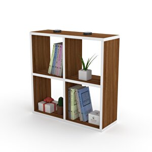 Kitaplık Gülbin 060*060*20 Cvz Duvar Rafı Beyaz