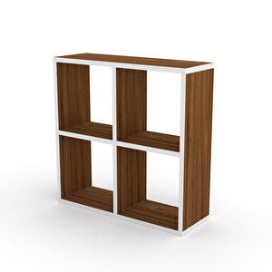 Kitaplık Gülbin 060*060*20 Cvz Duvar Rafı Beyaz