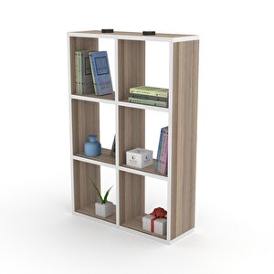 Kitaplık Güher 090*060*20 Crd Duvar Rafı Beyaz