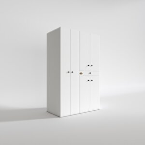 Çamaşır-kurutma Makinesi Dolabı Şahrur Sol Byz 187*120*60 Çekmeceli Banyo