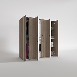Çamaşır-kurutma Makinesi Dolabı Ve Giysi Dolabı Suyuti Sağ Crd 180*170*60  Banyo