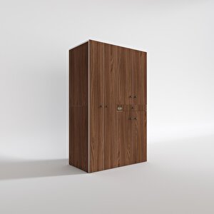 Çamaşır-kurutma Makinesi Dolabı Şahrur Sol Cvz 187*120*60 Çekmeceli Banyo