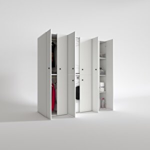 Çamaşır-kurutma Makinesi Dolabı Ve Giysi Dolabı Suyutimdf Sağ Byz 180*170*60  % 100 Full Mdf